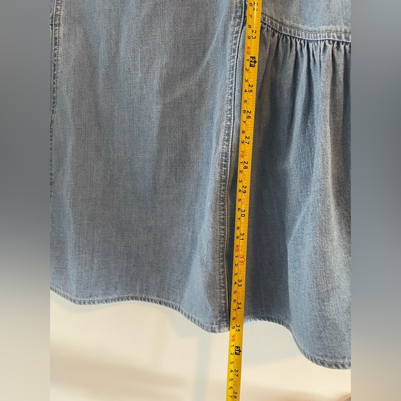 Veronica Beard Chaia Denim Mini Dress Long Sleeve - Picture 7 of 10